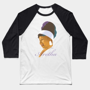 Aretha Franklin Baseball T-Shirt